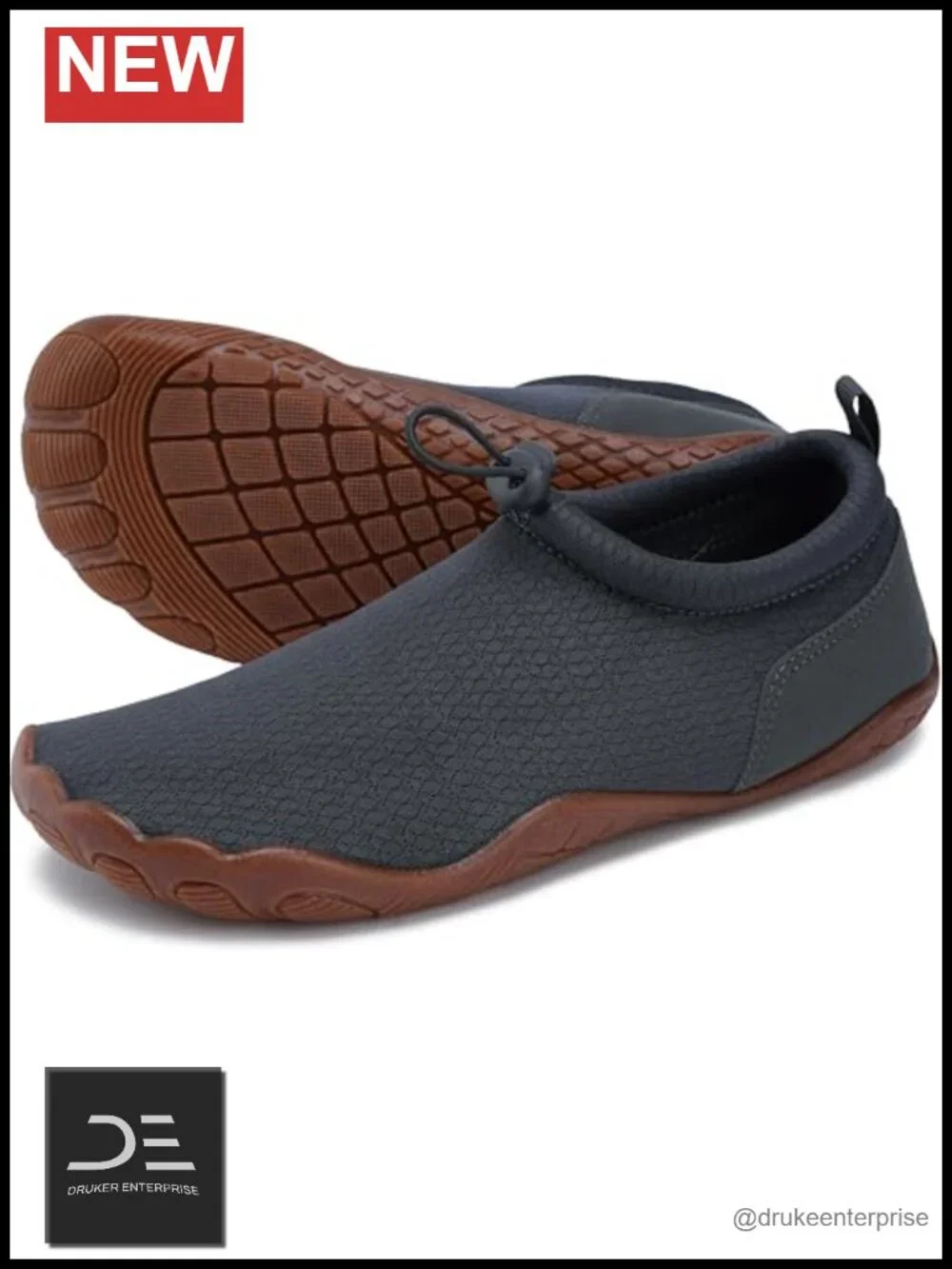 Quick-Dry Barefoot Water Shoes with Grippy Outsole